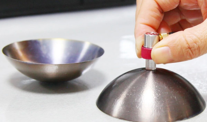 鈦合金零部件厚度測量實測圖 鈦合金零部件厚度測量實測圖