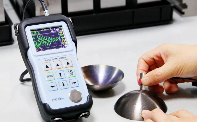 PM5 Gen2測厚儀測量鈦合金實測圖 PM5 Gen2測厚儀測量鈦合金實測圖